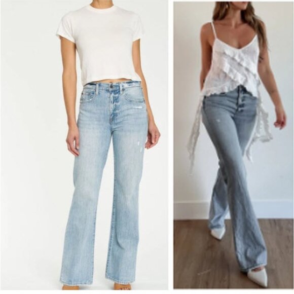 Pistola Stevie High Rise Flare Blue Jeans Women’s Size 24 - Picture 1 of 16